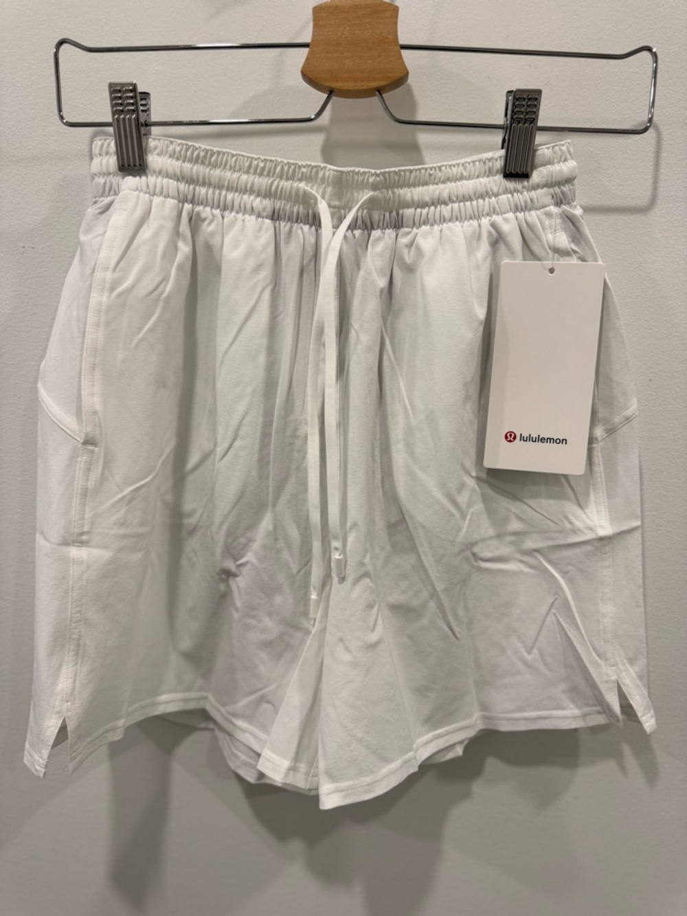 lululemon athletica Pace Rival High Rise Shorts 5” White